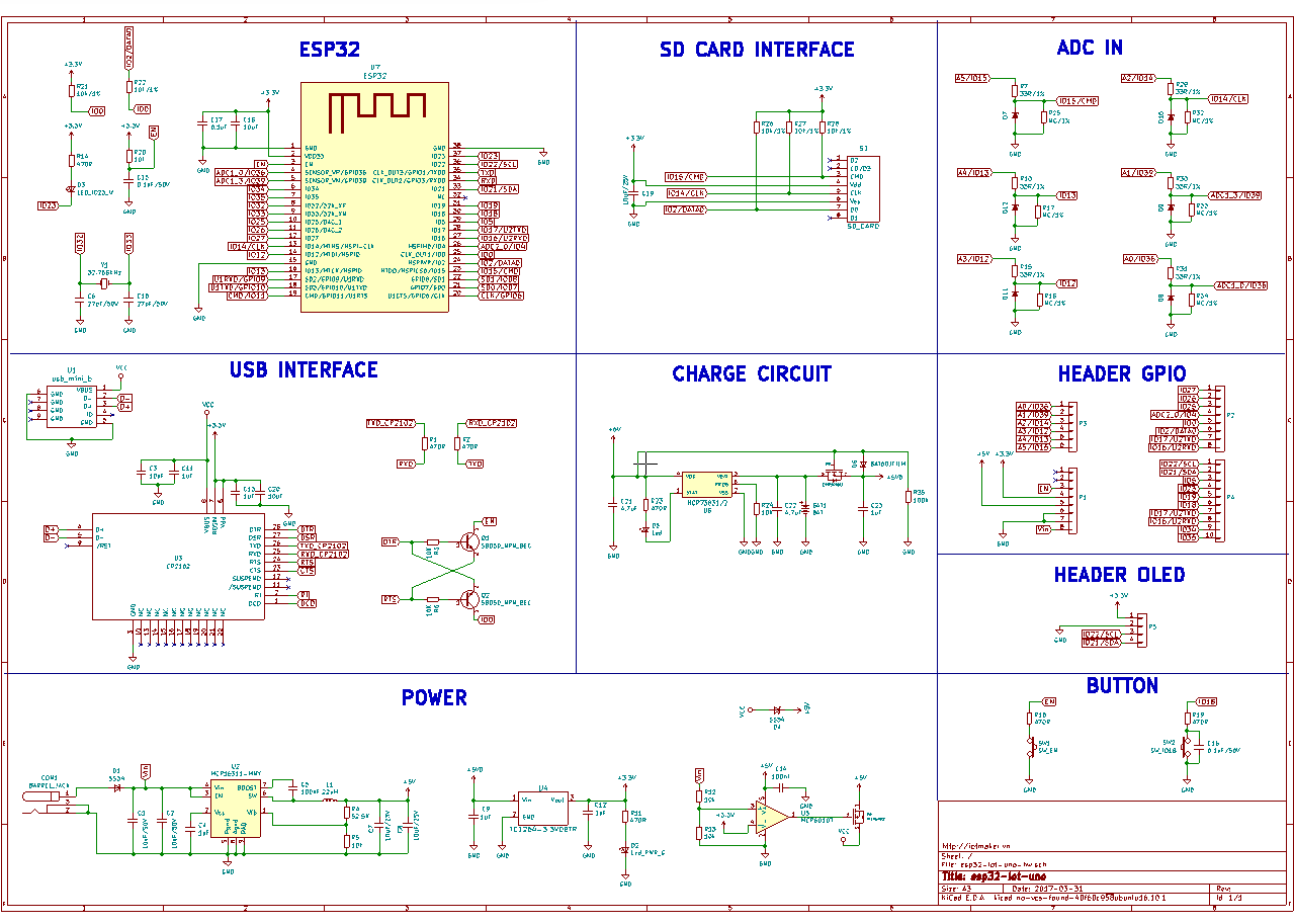 Esp32 схема платы